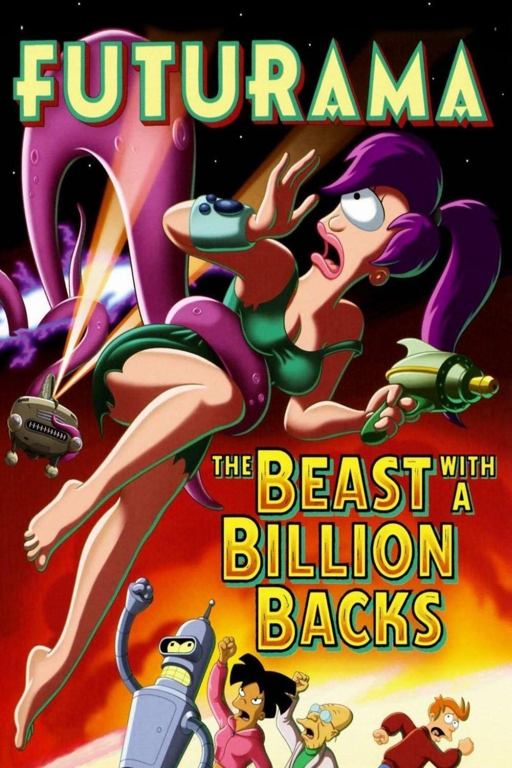 Poster za film  Futurama: Zver sa milijardu pipaka  2008