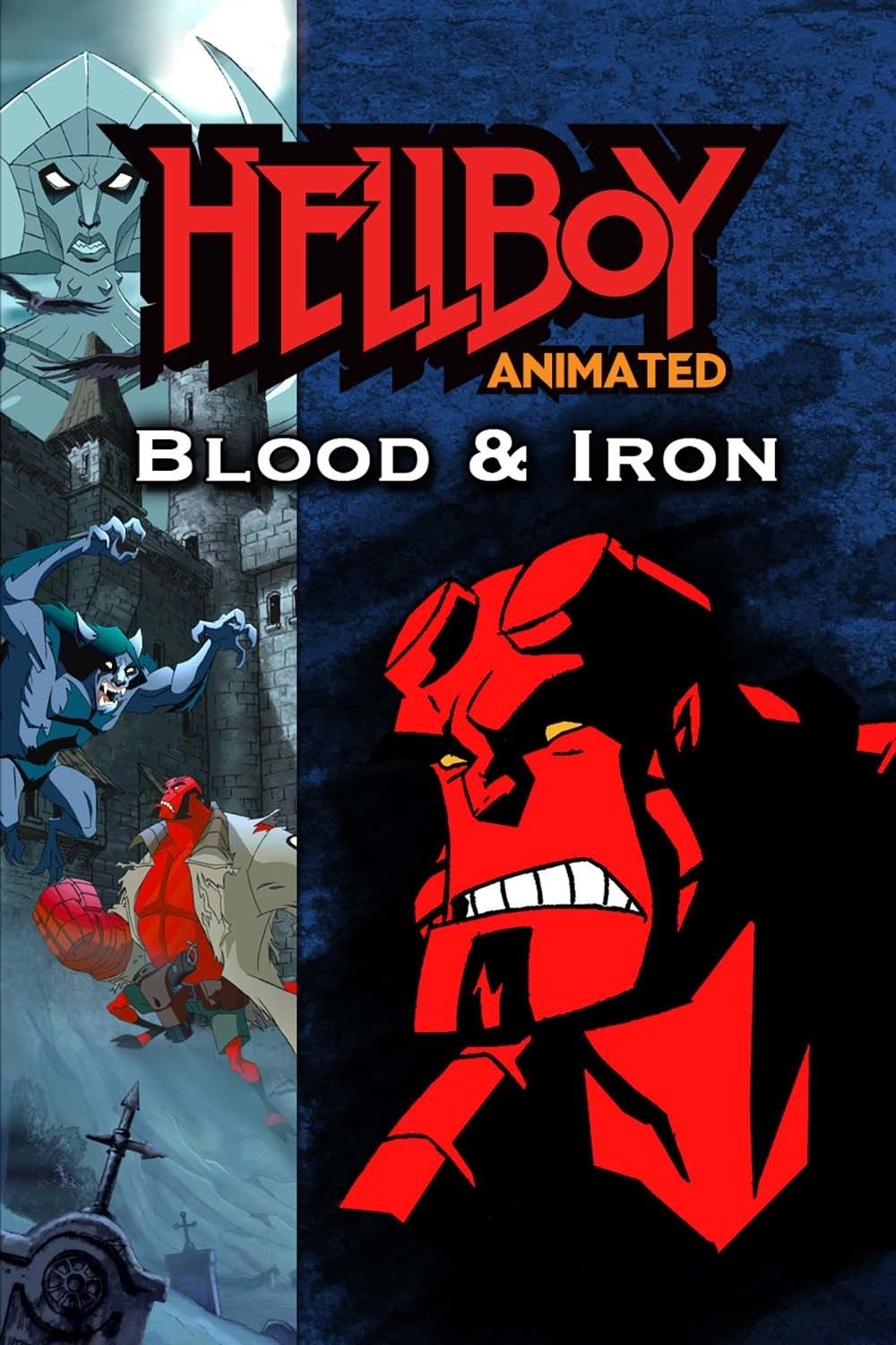Poster za film  Helboj animirani - Krv i gvožđe  2007